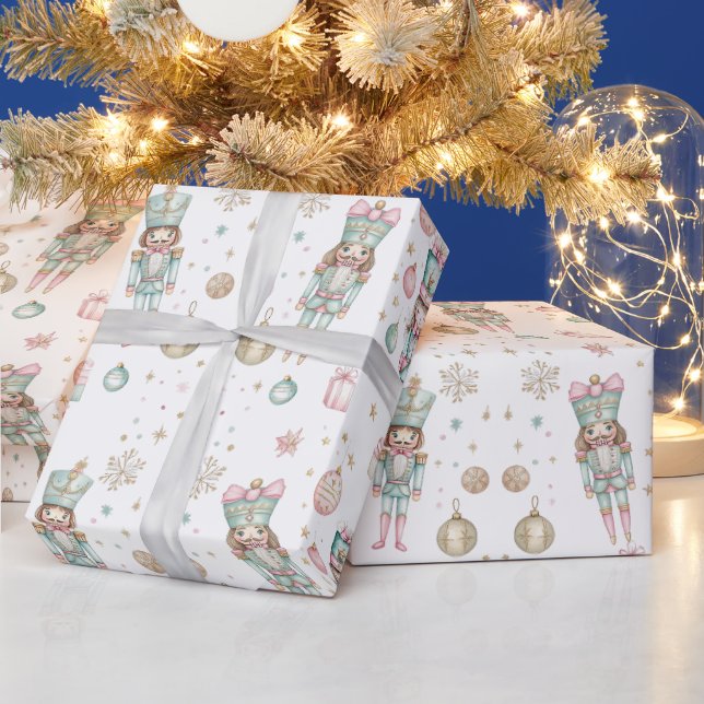 Papel De Presente Acrilista de Natal & Bailarina  (Feriados)
