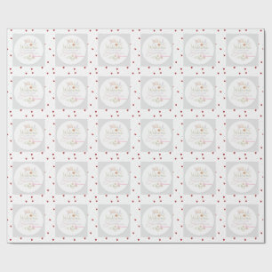 Papel De Presente Adesivo / Etiqueta de Boas-Vindas ao Bebê Doce