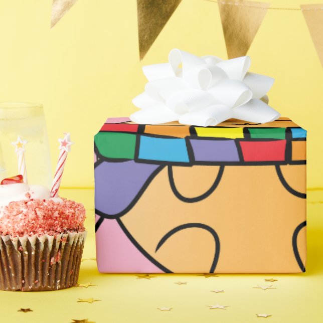 Papel De Presente Adição de Bean (Festa de aniversário)