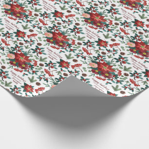 Papel De Presente Adicionar Seu Nome  Feriados de inverno de White H