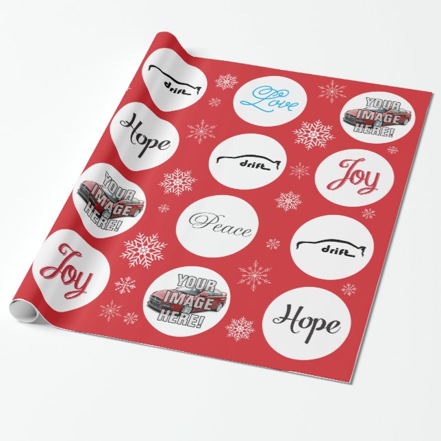 Papel De Presente Adicione sua foto! Mitsubishi Evo X (Desenrolado)