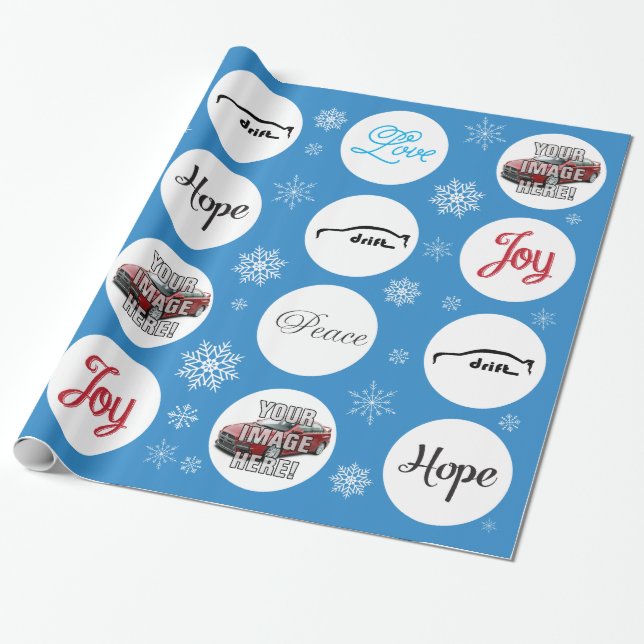 Papel De Presente Adicione sua foto! Mitsubishi Evo X (Desenrolado)