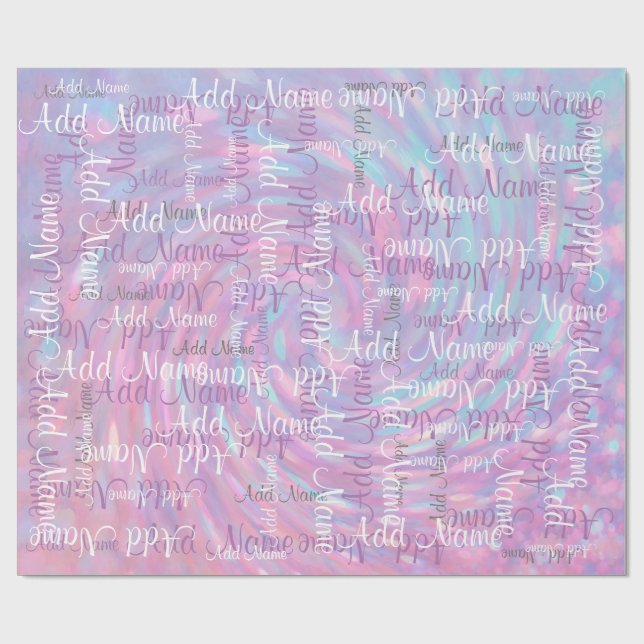 Papel De Presente Adicione um nome (Aberto)