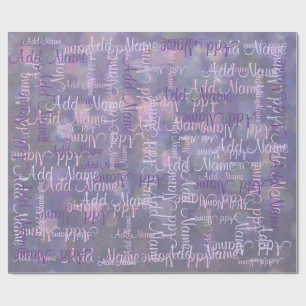 Papel De Presente Adicione um nome