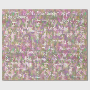 Papel De Presente Adicione um nome