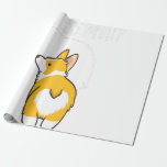 Papel De Presente Adivinhem o que o bumbum Corgi Engraçado, Welsh Co<br><div class="desc">Adivinhem o que o bumbum Corgi Engraçado,  Galês Corgi Costume Dog dá</div>