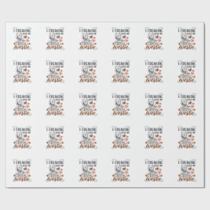 Papel De Presente Adorando Corações e Patas de Westie_1
