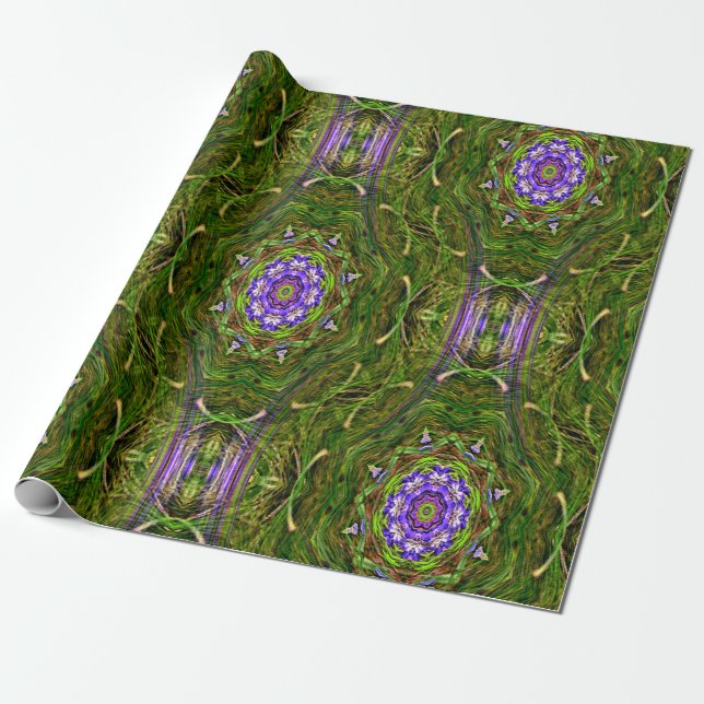 Papel De Presente Adorando Lupines.... (Desenrolado)