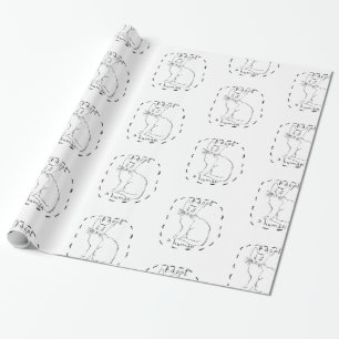 Papel De Presente Adotar um humano