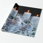 Papel De Presente Advent Wreath Christmas<br><div class="desc">Papel de embrulho de decoração de época de design de qualidade para seus presentes. Papel de 30 por 15 pés. Compre o seu hoje mesmo clicando no link de armazenamento.</div>