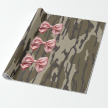 Aestésico Bottomland Camo Baby Pink Fitas e Arcos