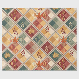 Papel De Presente Aesthetic Holiday Checkered Wrapping Paper