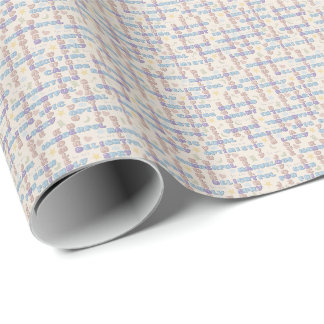 Papel De Presente Afirmações Positivas Berçário Bebê Limão
