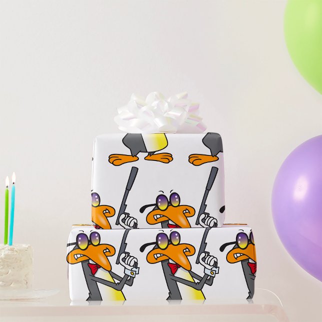 Papel De Presente Agente Secreto Penguin (Criador carregado)