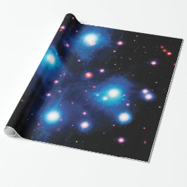 Papel De Presente Aglomerado de Estrelas Plêiades Messier 45 Foto Es
