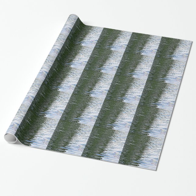 Papel De Presente Água de varrimento (Desenrolado)