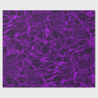 Papel De Presente Água Flamejante Roxa Neon Brilhante