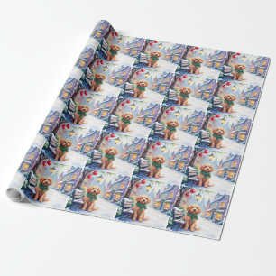 Papel De Presente Água-forte Festivo Banco da Cidade de Bolonha Nata