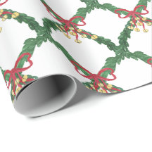 Aguarela Vermelho e Verde Sininhos de Natal