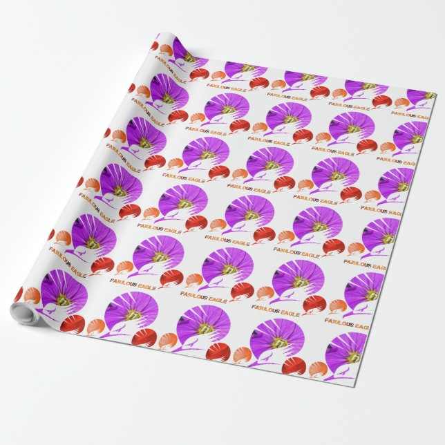 Papel De Presente águia fabulosa exclusiva (Desenrolado)