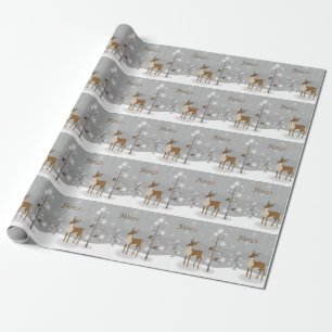 Papel De Presente Ahimsa Reindeer