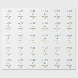 Papel De Presente Ainda fazemos o aniversário de casamento, ouro sim