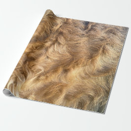 Papel De Presente Airedale Hair Wrapping Paper