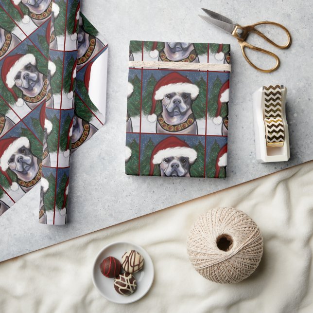 Papel De Presente Alapaha Blue Blood Bulldog (Artesanato)