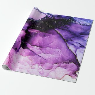 Papel De Presente Alco de fundo de pintura de abstrato fluido de lux