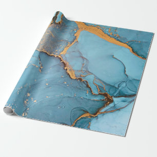 Papel De Presente Álcool Tinta Arte Sapphirina e Divórcio de Cor do