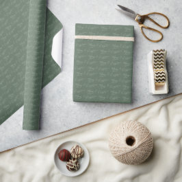 Papel De Presente Alegre & Brilhante | Verde