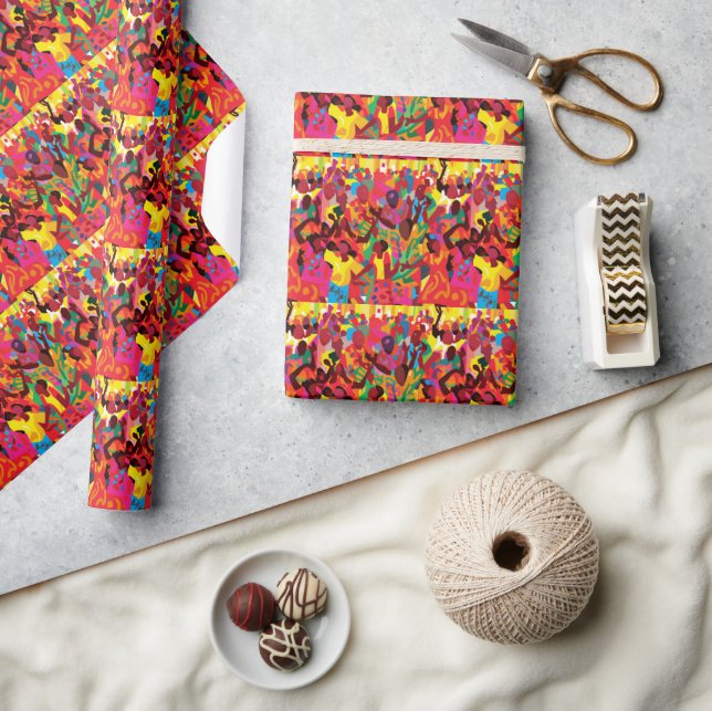 Papel De Presente Alegre-Se E Sinta O Espírito Santo (Artesanato)