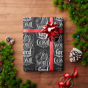 Papel De Presente Alegria ao Quadro Mundial de Natal Cristão