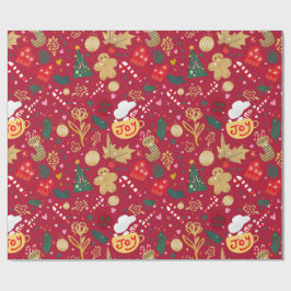 Papel De Presente Alegria de Natal