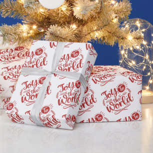 Papel De Presente Alegria de Natal ao Feriado Mundial