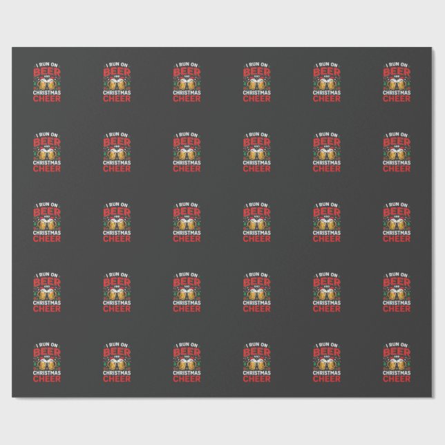 Papel De Presente Alegria de Natal Cerveja Festa (Aberto)