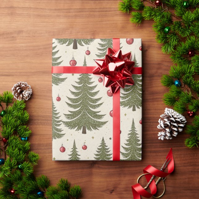Papel De Presente Alegria de Natal Perene (Presente de Natal)