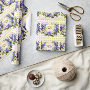 Papel De Presente Algo Azul: Bridal Shower de Respiro de Bebê e Linh