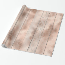 Algodão de metal Dourado Rosa de madeira Cor-de-ro