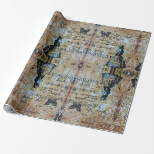 Papel De Presente Alice no mundo maravilhoso