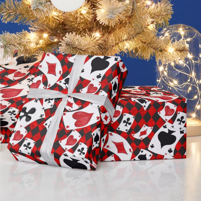 Papel De Presente Alice no País das Maravilhas do Presente de Natal (Feriados)