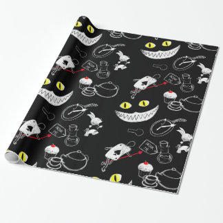 Papel De Presente Alice no teste padrão do país das maravilhas