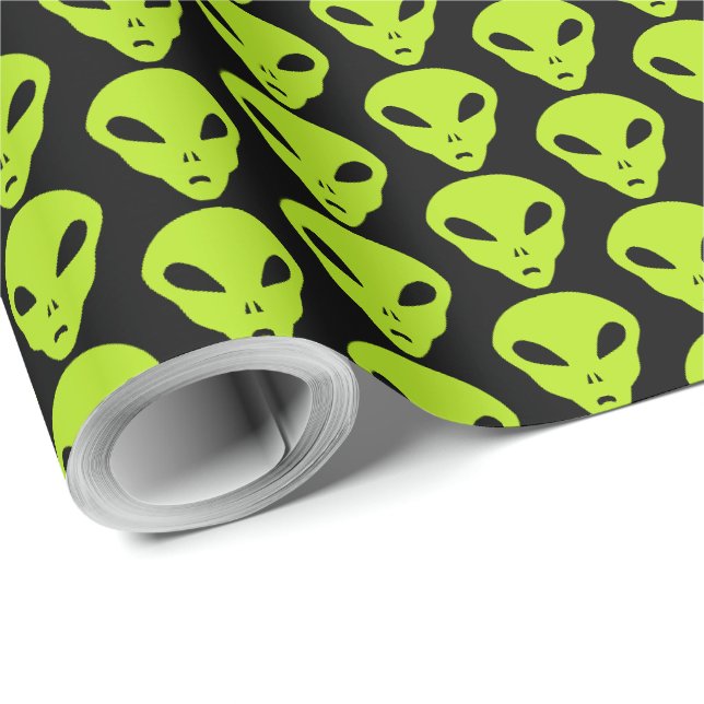 Papel De Presente Alien (Ponta do rolo)