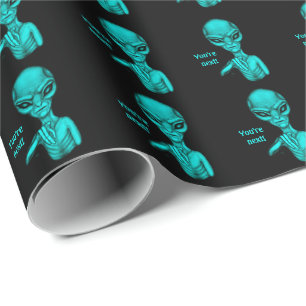Papel De Presente Alienígena ruim, você é a próxima!