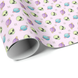 Papel De Presente Alienígenas