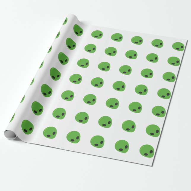Papel De Presente aliens emoji (Desenrolado)