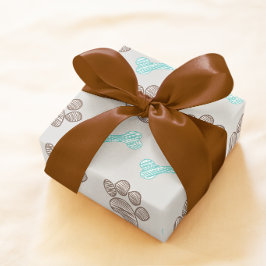 Papel De Presente Alimentação Caseira para Cães Little Paws Promocio