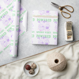 Papel De Presente Alimentado Por Café E Vibrações Assustadoras De Ha