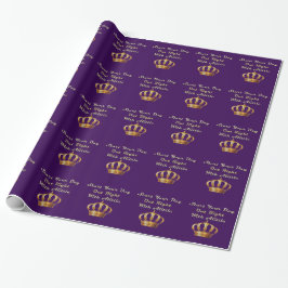 Papel De Presente Alittle Crown