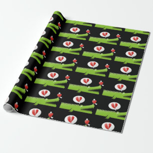 Papel De Presente Alligator no Amor